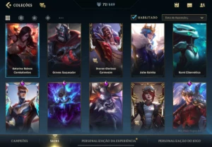 Conta Wild Rift 72 Skins 98 Herois - League of Legends: Wild Rift LOL WR