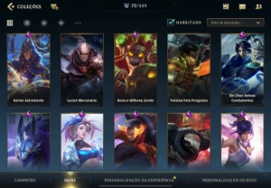 Conta Wild Rift 72 Skins 98 Herois - League of Legends: Wild Rift LOL WR