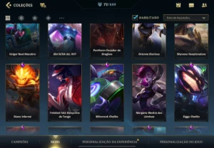 Conta Wild Rift 72 Skins 98 Herois - League of Legends: Wild Rift LOL WR
