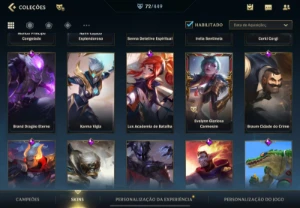 Conta Wild Rift 72 Skins 98 Herois - League of Legends: Wild Rift LOL WR