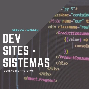 DESENVOLVIMENTO WEB:Sites, Lojas Virtuais, Landing Pages etc