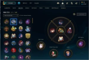 CONTA LOL DIAMANTE// QUASE TODOS CAMPEÕES// 160 SKINS// S5 - League of Legends