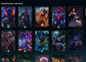 Conta (LVL 207,101 SKINS, MD10 Não finalizada) Prata 4 - League of Legends LOL