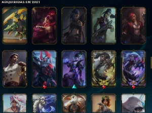 Conta (LVL 207,101 SKINS, MD10 Não finalizada) Prata 4 - League of Legends LOL