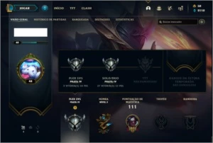 Conta prata 4 com 36 champs e 16 skins - League of Legends LOL