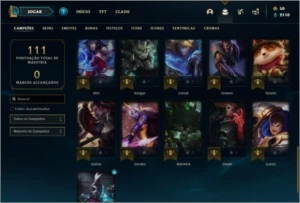 Conta prata 4 com 36 champs e 16 skins - League of Legends LOL