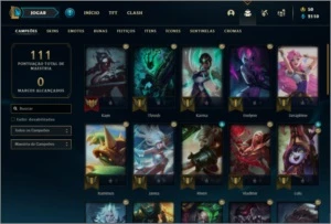 Conta prata 4 com 36 champs e 16 skins - League of Legends LOL
