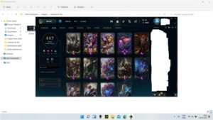 Conta ouro 3 com 447 skins, sendo ultimate, míticas e etc - League of Legends LOL