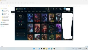 Conta ouro 3 com 447 skins, sendo ultimate, míticas e etc - League of Legends LOL