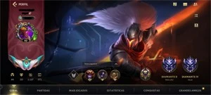 CONTA 18 SKINS; TOP 200 SHYVANA; DIAMANTE; 2 PASSES; 47K DE - League of Legends: Wild Rift LOL WR