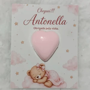 Coração Rosa - Kit 10 Lembrancinhas - Artesanato e Personalizados