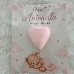 Coração Rosa - Kit 10 Lembrancinhas - Artesanato e Personalizados