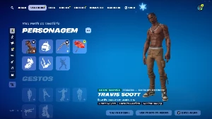 Conta com Travis Scott - Fortnite