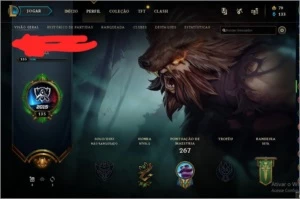 Conta de LOL level 135, ex Gold 4 com várias skins - League of Legends