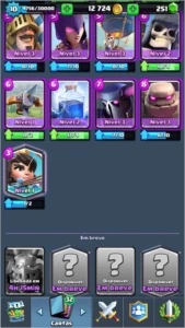 Conta Clash Royale nv10