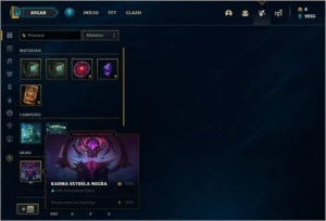 Conta ouro 3 com 2 skins e 34 champs - League of Legends LOL