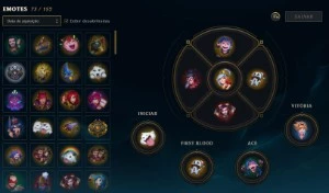 Conta League of Legends com 3 skins ultimates LOL