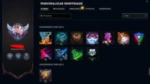 Conta League of Legends com 3 skins ultimates LOL