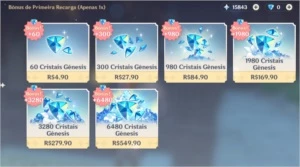 AR54 - xiao + jade / 15k gemas / diluc c1 - Genshin Impact