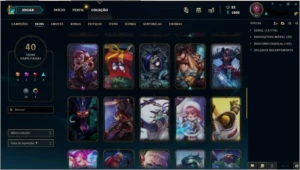 CONTA D5, BARATA QUERO VENDER LOGO - League of Legends LOL
