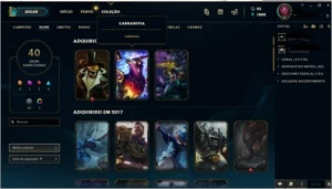 CONTA D5, BARATA QUERO VENDER LOGO - League of Legends LOL