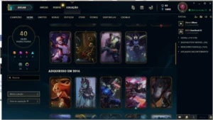 CONTA D5, BARATA QUERO VENDER LOGO - League of Legends LOL