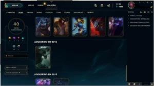 CONTA D5, BARATA QUERO VENDER LOGO - League of Legends LOL