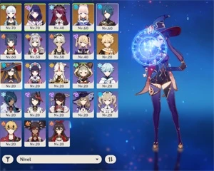 Ayaka, Raiden, Kokomi, Mona, Cortador de jade/Áspera Ar40 - Genshin Impact