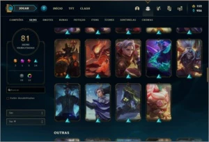 CONTA LOL 🌟 81 SKINS 🌟 132 CAMPEOES - League of Legends