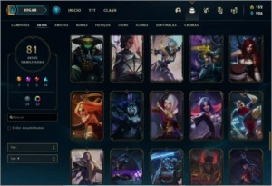 CONTA LOL 🌟 81 SKINS 🌟 132 CAMPEOES - League of Legends