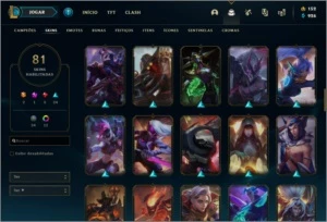 CONTA LOL 🌟 81 SKINS 🌟 132 CAMPEOES - League of Legends