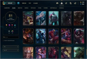 CONTA LOL 🌟 81 SKINS 🌟 132 CAMPEOES - League of Legends