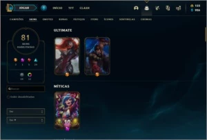 CONTA LOL 🌟 81 SKINS 🌟 132 CAMPEOES - League of Legends