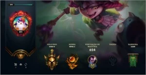Conta de lol Lvl 291 - League of Legends