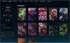 Conta de lol Lvl 291 - League of Legends