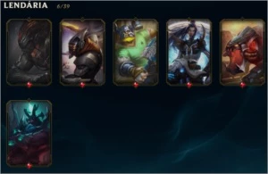 Conta 125 Champs 43 Skins - League of Legends LOL