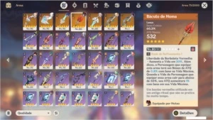 GENSHIN ACC - XIAO C1, HUTAO, BÁCULO DE HOMA E + - Genshin Impact