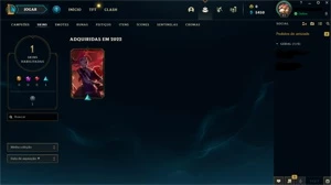 Conta Platina I upada recentemente - League of Legends LOL