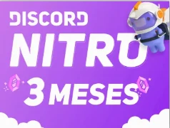 Discord Nitro Gaming 3 Meses + 6 Impulsos - Assinaturas e Premium