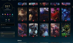 Conta lol nivel 461 255 skins - League of Legends