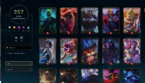 Conta lol nivel 461 255 skins - League of Legends