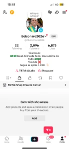 Conta Tiktok Shop Liberado - Redes Sociais