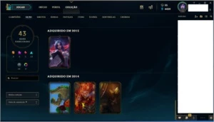 conta lol plat 3 - League of Legends