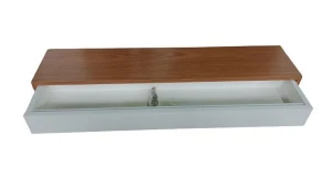 Aparador Freijó e Branco com Gaveta 90x15x10cm - Artesanato e Personalizados