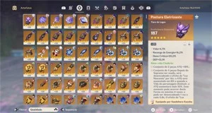 PS5/PS4 CONTA GENSHIN IMPACT RANK 59 COM 16 PERSONAGENS 5 *