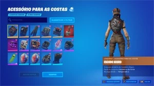 CONTA FORTNITE RENEGADE RAIDER E CAVALEIRO NEGRO