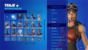 CONTA FORTNITE RENEGADE RAIDER E CAVALEIRO NEGRO