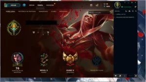 conta league of legends LOL