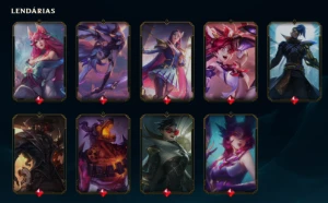 Conta LOL ex mestre/diamante1 S2023 130skins - League of Legends