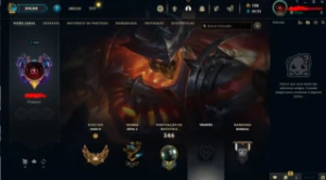 Contal Lol Lvl 405, 196 Skins, Gold 2 Flex - Full Acesso - League of Legends